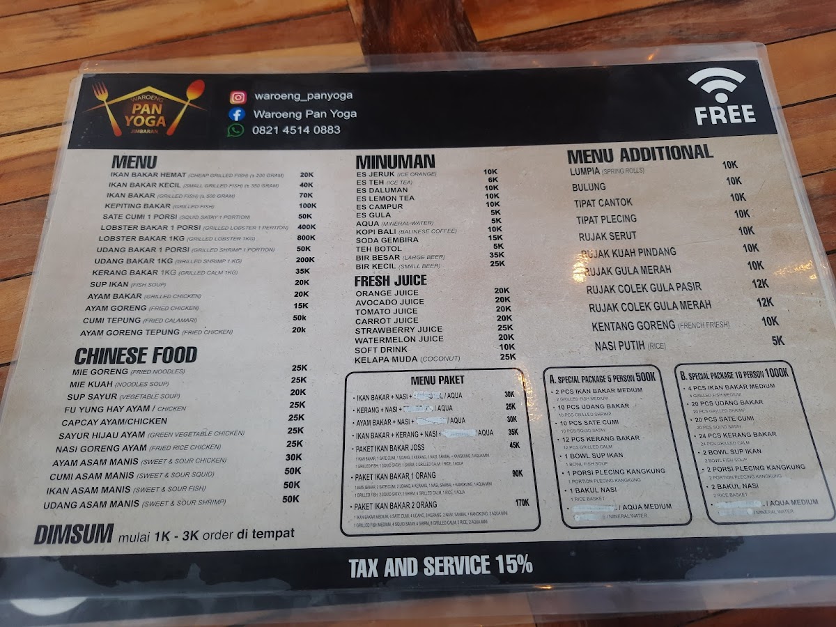 Menu Waroeng Pan Yoga-10