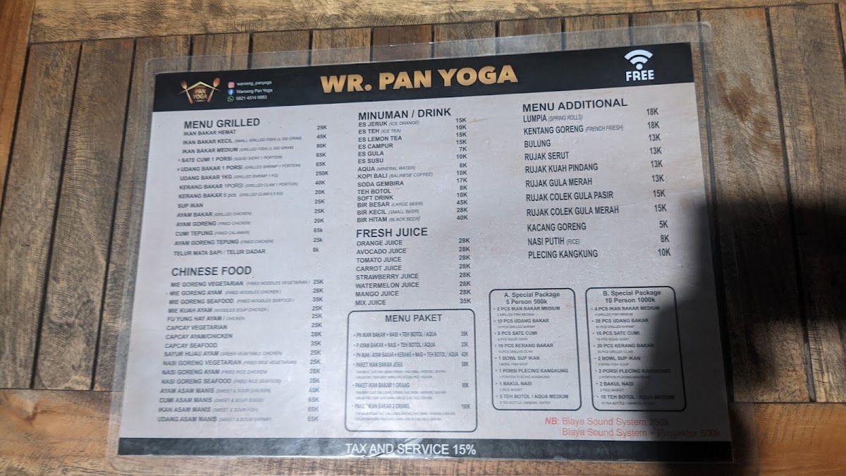 Menu Waroeng Pan Yoga-5